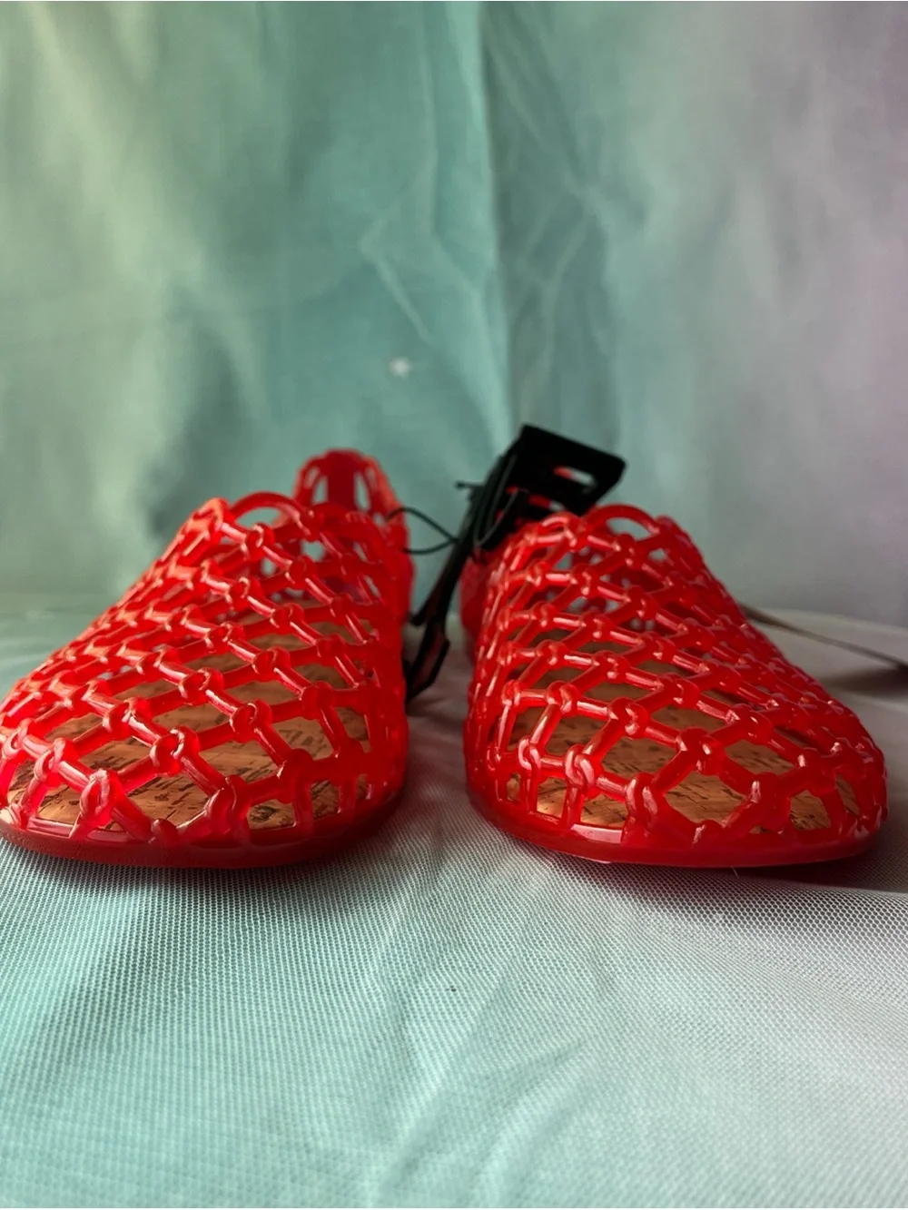 Women’s Jelly Sandals in Bright Red size 9 new with tags